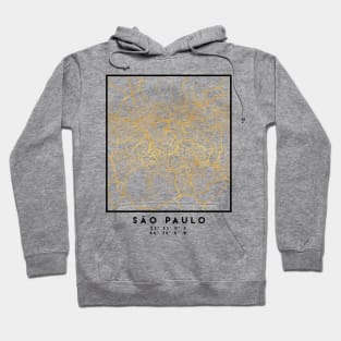 SAO PAULO CITY STREET MAP ART Hoodie